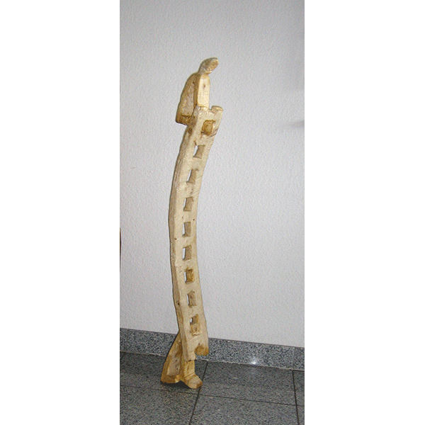 „kommen + gehen (Paar mit Leiter)“